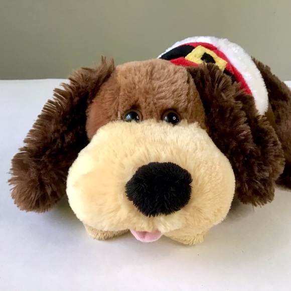 Dan Dee Animated Santa Dog 12” Plush Rolls Over Talks Bark Sings Christmas WORKS - Picture 3 of 11